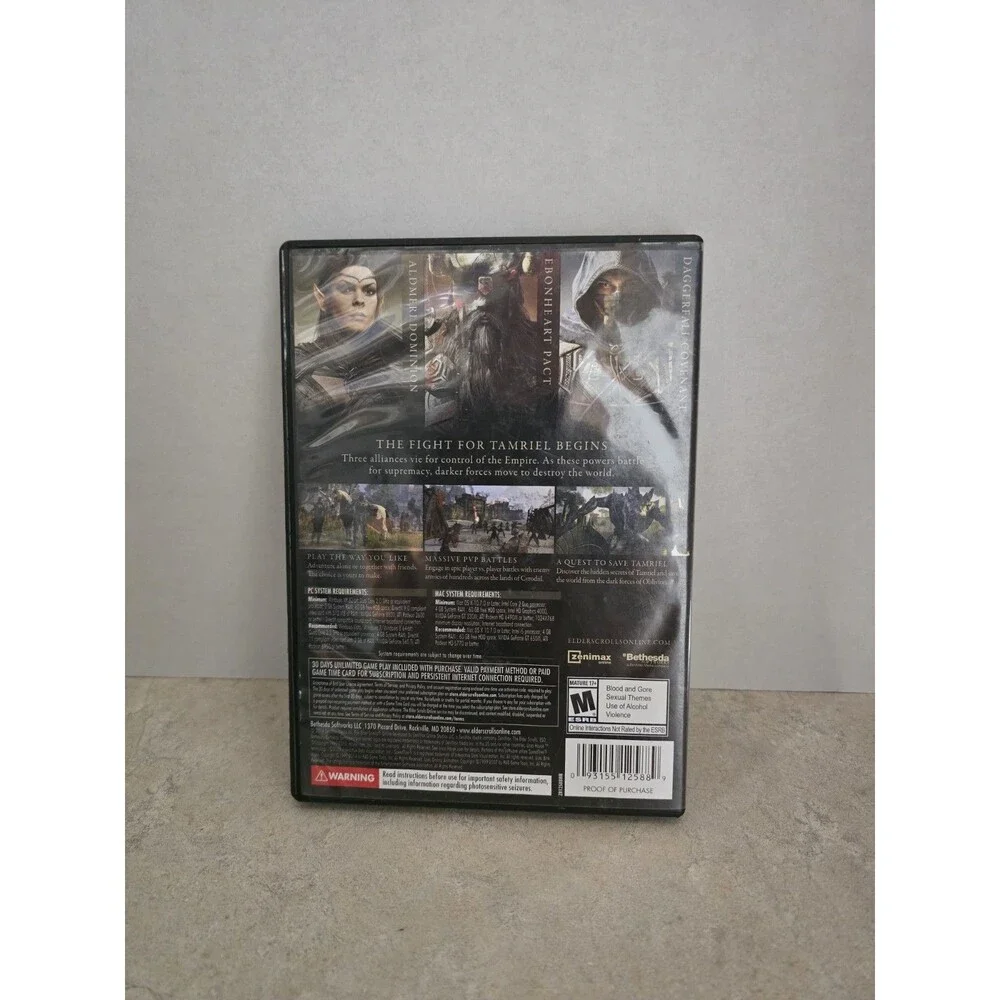 The Elder Scrolls Online PC Mac Game Software Mature